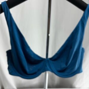 ThirdLove 24/7 Unlined Underwire Bra Teal Blue 32D Adjustable Straps
